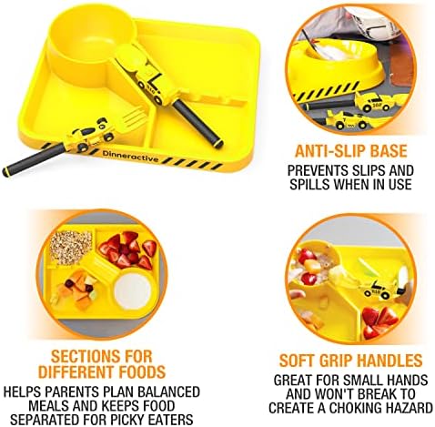 Race car themed fork and spoon utensils for toddlers