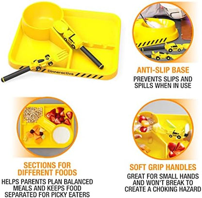 Race car themed fork and spoon utensils for toddlers