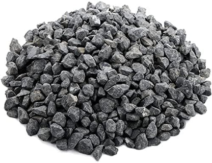 Zoofox 10lb decorative gravel in a glass terrarium display