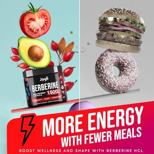 Joyli Berberine Supplement Capsules Close Up