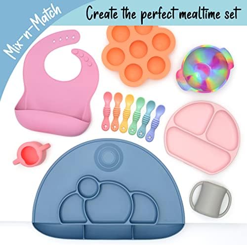 Packaging view of the USA imported PrimaStella Little Dippers first stage baby feeding set.