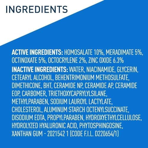 SPF 30 morning face cream with 3 essential ceramides for skin barrier restoration