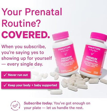 Authentic USA imported Pink Stork prenatal capsules