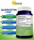 ASquared Nutrition immune support supplement bottle side view