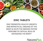 NaturesPlus amino acid chelate zinc supplement ingredient details