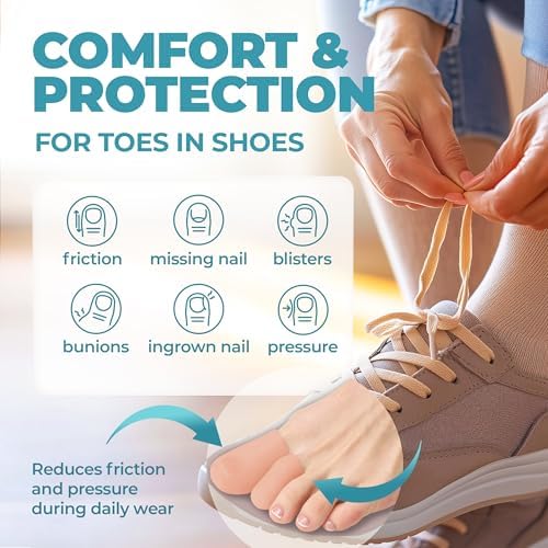 Silicone toe sleeves with coconut oil infusion for skin nourishment