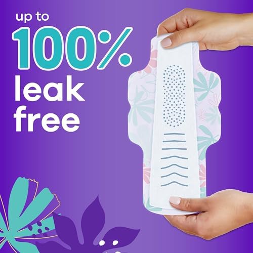 Always Radiant Teen Extra Heavy flow pads with wings unscented view
