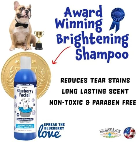 Showseason Blueberry-Clove Conditioner bottle displaying moisturizing and deodorizing benefits