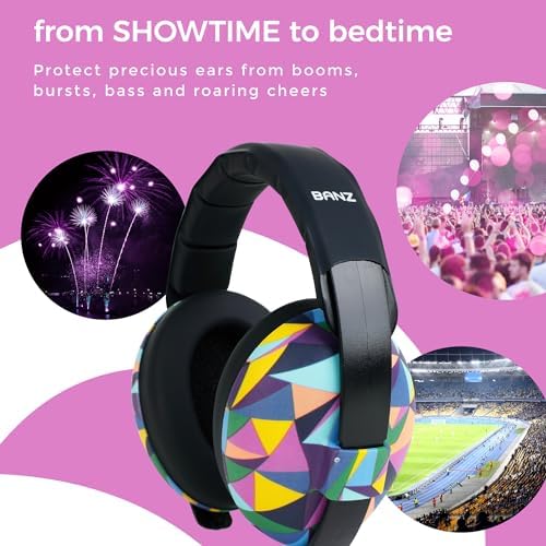 Detailed view of Banz baby headphones foam ear padding