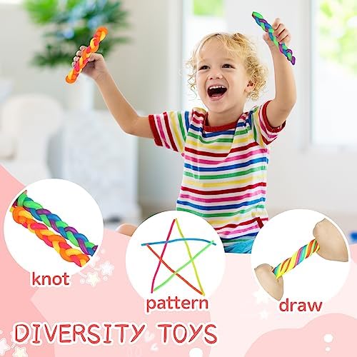 Estimable brand packaging for bulk stretchy string sensory toys