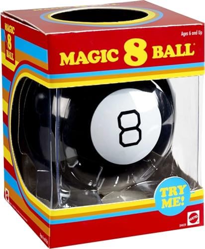 Close up of Magic 8 Ball window showing an answer
