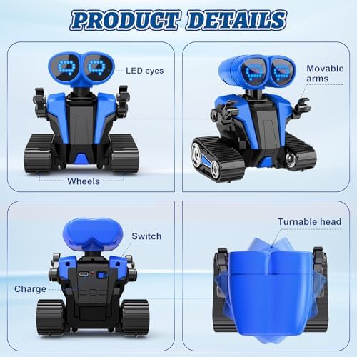 MindPal smart robot tank tracks and six wheel design