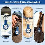 JDHTMTCBGX universal smart tracker showing the durable ABS plastic construction.