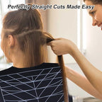 Yarlung silicone cutting cape displayed with printed alignment guidelines