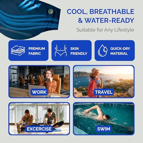 GBmates ostomy wrap worn by an individual for secure fit