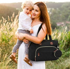 Tenot medium diaper bag with matching pacifier case