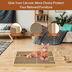 Premium non toxic cat scratching boards package with included natural catnip bags
