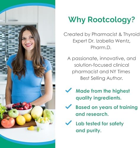 Rootcology Selenium and Myo Inositol gluten free allergen statement close up