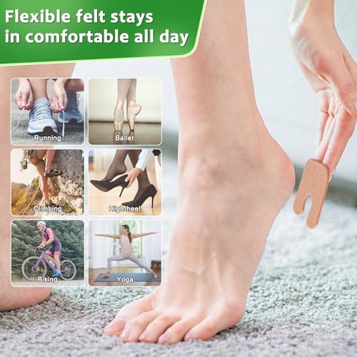 YDSIII foot pads placed inside the forefoot area of a running shoe to prevent blisters
