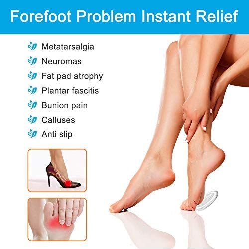 Soft beige ball of foot cushions for high heel comfort