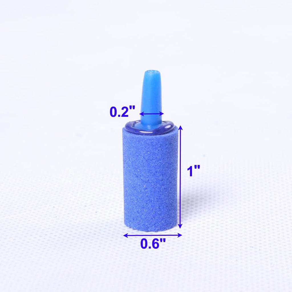 Clear suction cups and T connectors for fish tank setup