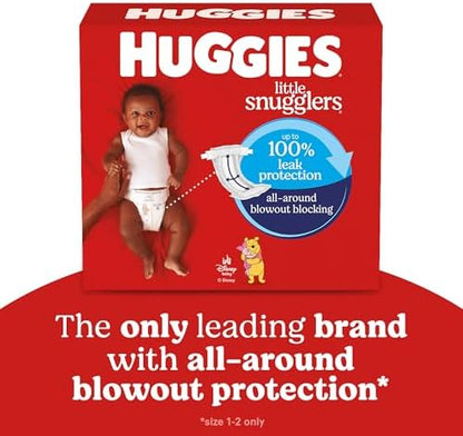Huggies Size Newborn Diapers, Little Snugglers Baby Diapers, Size Newborn (up to 10 lbs), 31 Count, Packaging May Vary - Image 3