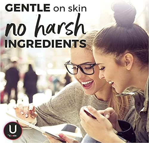 Kotex hypoallergenic liners for sensitive skin showing the individually wrapped feature.