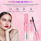 Samnyte hair finishing stick packaging and bottle details