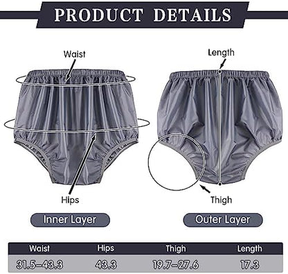 Amyhill reusable waterproof incontinence pants set of five