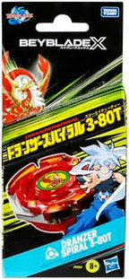 Side profile of Beyblade X Dranzer Spiral modular parts