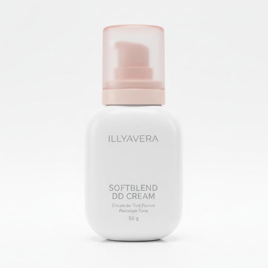 ILLYAVERA SoftBlend DD Cream Porcelain Tone 50 grams front view showing packaging.