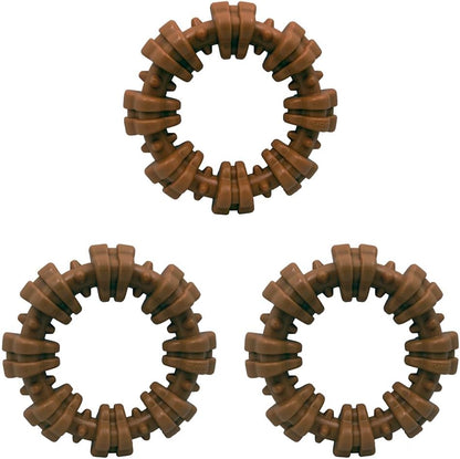 Nylabone Textured Ring Power Chew Toy for Large Dogs, Durable Dog Toys for Aggressive Chewers, Strong Dog Chew Bones To Keep Them Busy, Flavor Medley, X-Large - 50+ lbs, 1 Count - Image 15
