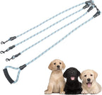 3 Way Reflective Heavy Duty Dog Lead Leash for Small Medium Large Dogs, Rope Dog Leash, 360 degrees Swivel Tangle Free with Comfortable Handle, Support Add to Multiple Rope - Image 14