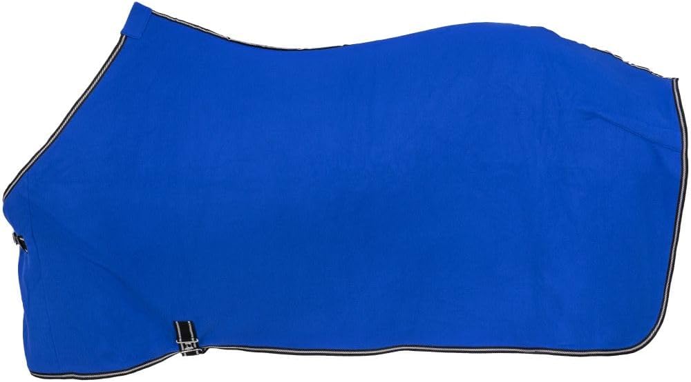 Tough 1 Soft Fleece body blanket showcasing the secure rear tail cord system