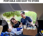 Hblife diaper caddy inside a car for travel organization
