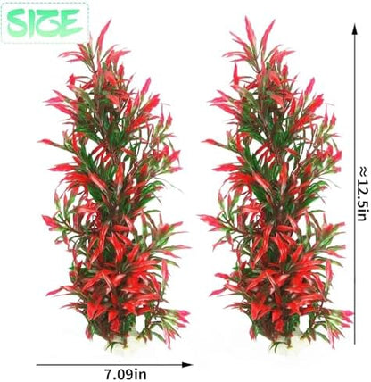 Tfwadmx maintenance free plastic aquarium plants suitable for both freshwater and marine tanks.