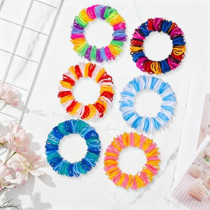 Stretchy elastic loops sensory bracelet being stretched for dermatillomania relief