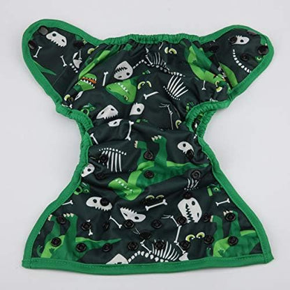 Sigzagor baby nappy cover interior with snap for insert