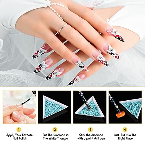 Collection of diamond painting and nail art tools by Maitys