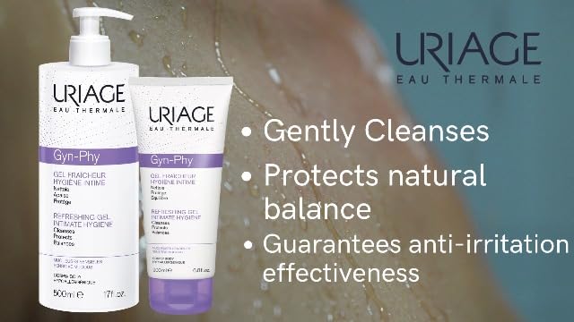 Uriage Gyn-Phy intimate hygiene gel with floral fragrance and thermal water
