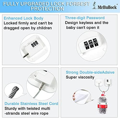 Adhesive backing detail for tool free safety lock installation