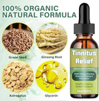Hemir Tinnitus Relief bottle label and branding display