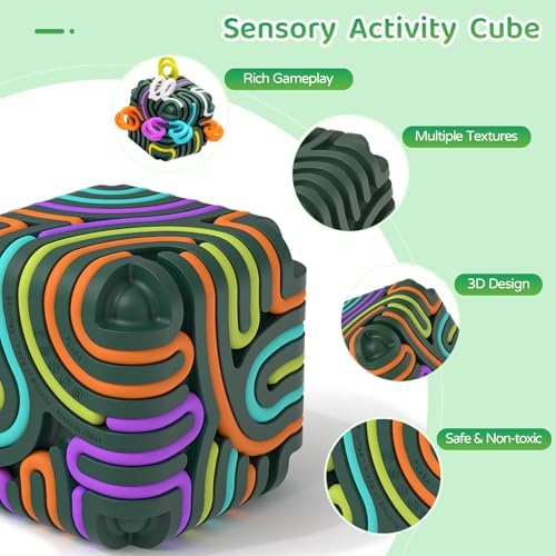 An adult using the Accevo 3D sensory board to relieve stress and improve hand finger dexterity.