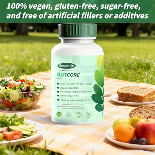 Sequente maximum potency digestive health supplement packaging for natural rhythm restoration