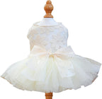 Fashion Sweet Puppy Dog Blingbling Princess Skirt Pet Dog Lace Cake Camisole Tutu Dress Pink Small - Image 15