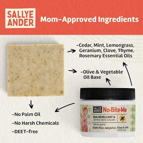 DEET-free natural mosquito repellent for kids and sensitive skin.