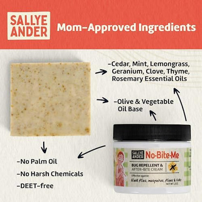 DEET-free natural mosquito repellent for kids and sensitive skin.