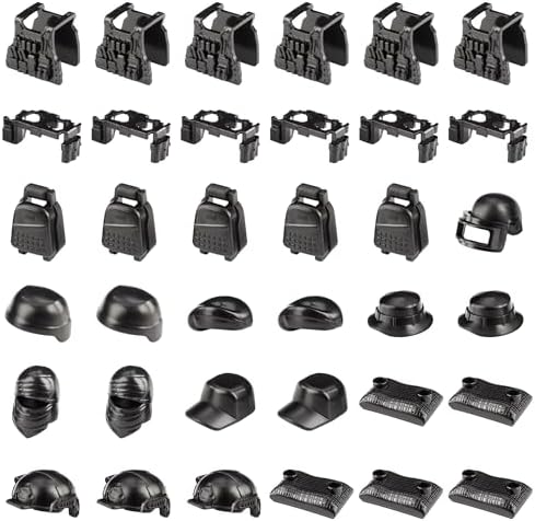 83 Pcs Toy Soldiers Figures US Army Battle Toy Set - Weapons Pack Military Weapon Battle Building Blocks Compatible with Major Brand, 3 Years Old and up - Image 3