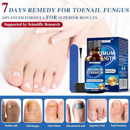 RapiDrem skincare and personal foot care solution for restoring natural nails.