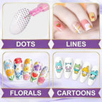 Detailed view of 0.5mm fine tip nail art marker